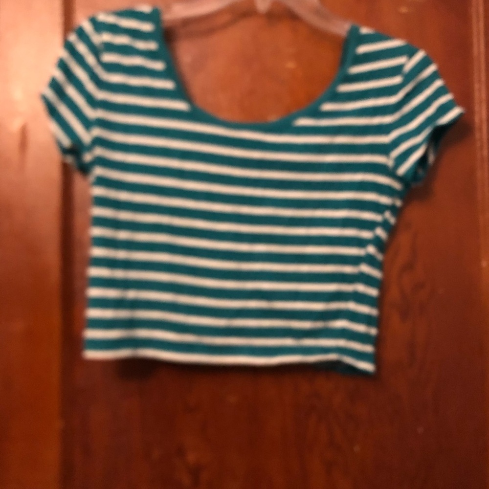 Striped Crop Top